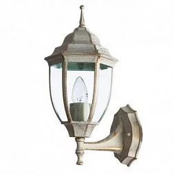 Уличный настенный светильник Arte Lamp PEGASUS Белый||Золотистый A3151AL-1WG