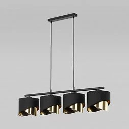 Подвесной светильник с тканевыми абажурами TK Lighting Grant Black 4825