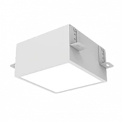 Светодиодный светильник VARTON DL-Grill для потолка Грильято 150х150 мм встраиваемый 24 Вт 4000 K 136х136х75 мм IP40 RAL9003 белый муар