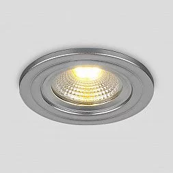 Встраиваемый точечный LED светильник серебро 9902 LED 3W COB SL серебро Elektrostandard a038458