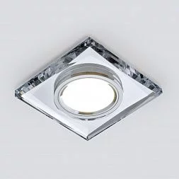 Встраиваемый точечный светильник со светодиодной подсветкой 2230 MR16 SL зеркальный/серебро Elektrostandard a044299