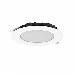 Светодиодный светильник VARTON DL-Slim круглый встраиваемый 172х38 мм 20 Вт 4000 K IP44 монтажный диаметр 145 мм аварийный автономный постоянного действия