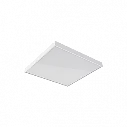 Светодиодный светильник "ВАРТОН" A070 2.0 офисный встраиваемый/накладной 45 Вт 5000К 595*595*50 мм IP40 с призматическим расеивателем белый