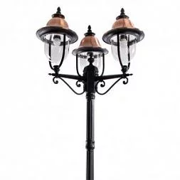 Уличный наземный светильник Arte Lamp BARCELONA Черный A1486PA-3BK