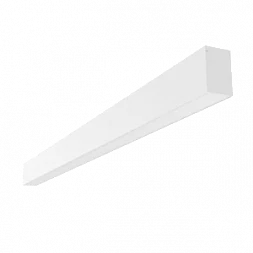 Светодиодный светильник "ВАРТОН" Х-ЛАЙН 1742x63x100мм 52 Вт 2700К IP40 RAL9003 белый муар