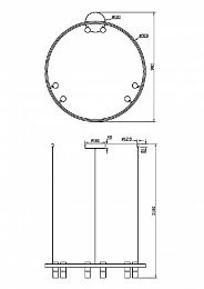 Подвесной светильник Maytoni MOD102PL-L42BK